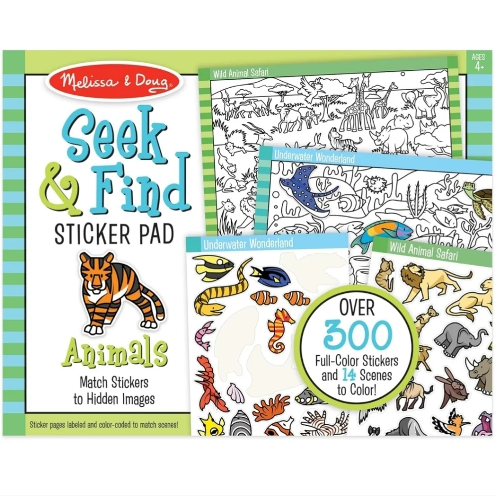 Melissa & Doug Seek & Find Sticker Pad